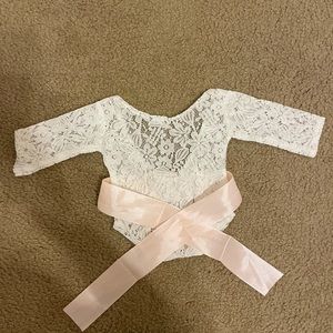 Newborn Girls Baby Photography Prop Romper